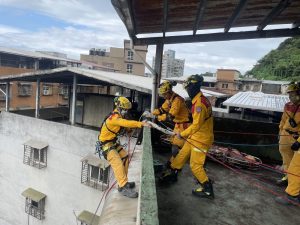 基隆土石流防災演練 逾300人強化應變準備