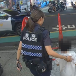 女童暑假獨自外出玩陀螺 大雅警暖心護送返家