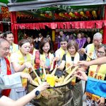 大竿林代天宮三獻禮 邱佩琳陪祭