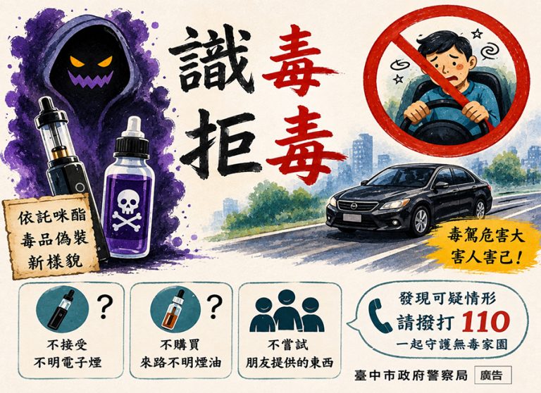 中市警強化查緝與宣導 守護市民安全