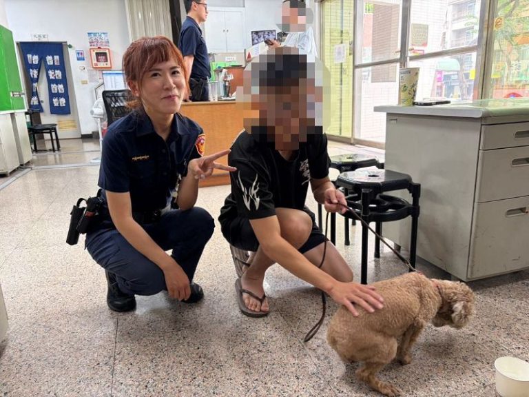 事故處理不忘守護生命 警暖心安置受驚紅貴賓