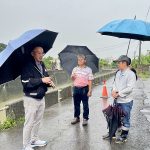 林園港仔埔排水旁道路塌陷 農水署跨單位緊急灌漿搶修