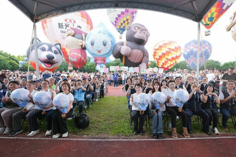 全球唯一媽祖熱氣球首度飛台中