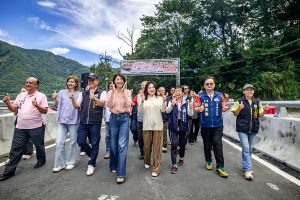 南投仁愛鄉伊娜谷橋 重建啟用