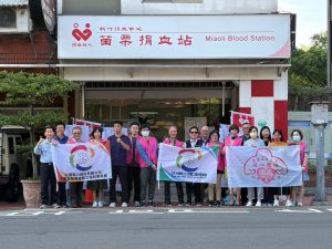 台電苗栗區處攜手捐血站挽袖捐熱血　50人捐出60袋愛心