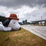水湳轉運中心史努比快閃店 購物人潮多展售順延至23日