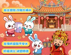 嘉義市推動綠色遶境 落實源頭減量與永續行動