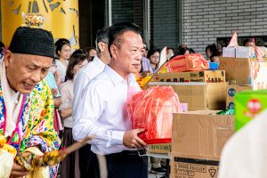嘉縣府中元普渡 祈求縣政順遂四時無災