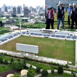 中市國際足球運動園區將完工 陳大田前往視察