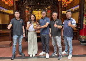 警連闖兩關金榜題名返西螺福興宮還願