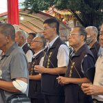 學甲慈濟宮冒雨普度 席開722桌