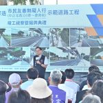 視察捷運優先通車段人本環境 張善政:打造無礙示範道路