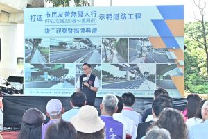 視察捷運優先通車段人本環境 張善政:打造無礙示範道路