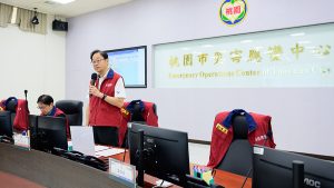 張善政視察水情及災害應變中心