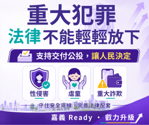 打詐重罪鞭刑公投立院過關  吳品叡表態支持，邀請蔡易餘ㄧ同支持