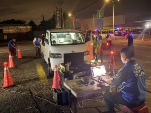 暑期強勢執法取締 斗六警聯手環保監理夜間聯檢