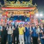桃園景福宮中元祭 豎燈篙祈福