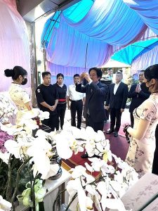 楊典忠議員夫人喻梅芝女士辭世 總統賴清德前往弔唁