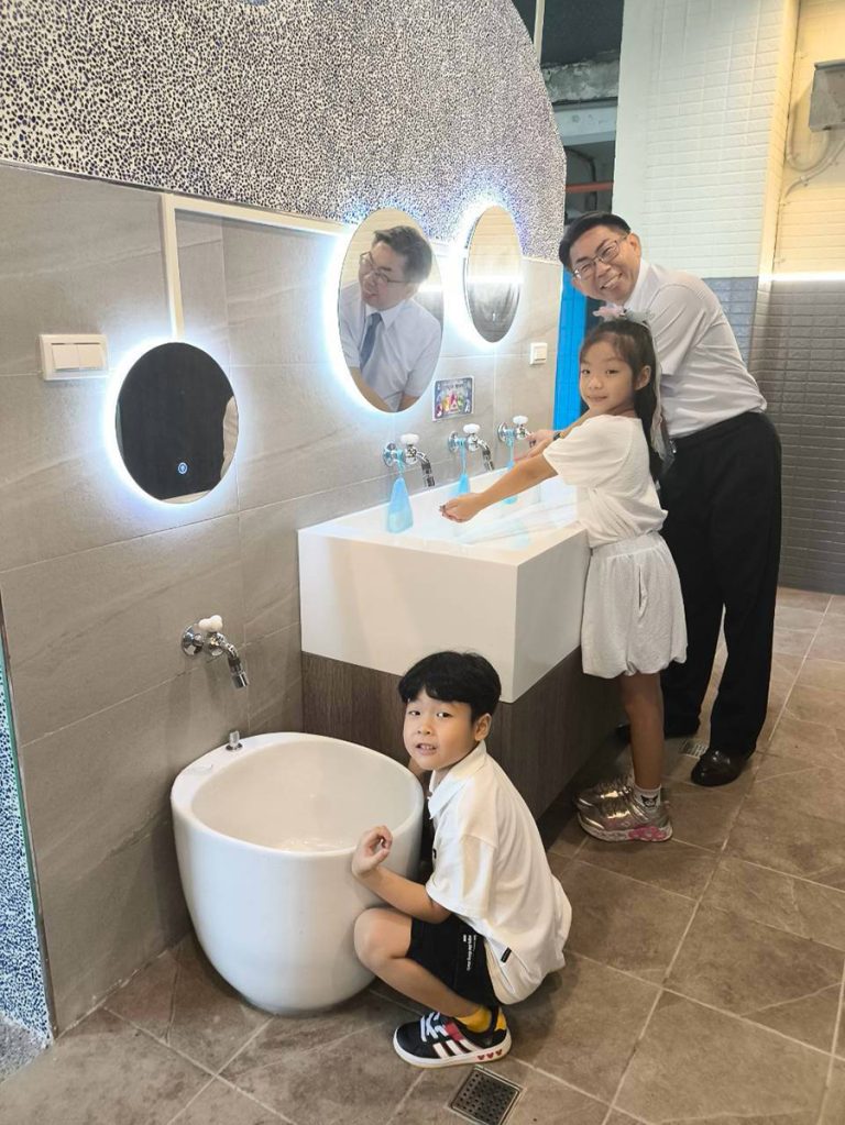 永安國小廁所改建完工 小一新生開箱體驗
