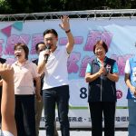 江啟臣提出台中親子味育兒政見 打造友善的親子外出環境