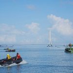 漢光演習淡水河道阻絕設置　油桶、鐵刺蝟防敵溯河直取首都