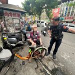 腳踏車鏈條脫落阿伯愁返家　民權警修車再掏300元助回家