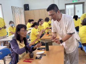 茶香傳情藏祝福　大甲區農會日南綠色照顧站辦理「祈福封茶體驗宴」