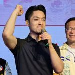蔣萬安冒雨南下嘉義合體張啓楷 成立婦女後援會
