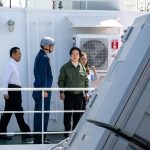 視導漢光演習 賴清德登八里艦檢視戰力防護及應變作為