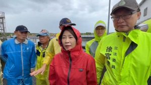豪雨超過防汛負荷 周春米巡視抽水站