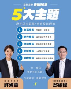 邱紹偉為鹿谷人量身打造新希望五大主題