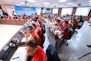 因應中颱白海豚接近 謝國樑主持防災整備會議