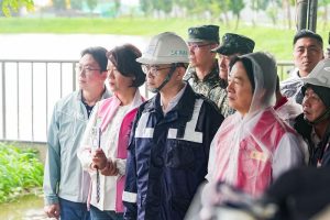 陪同賴總統視察岡山、永安治水 賴瑞隆：中央地方攜手提升高雄防洪韌性