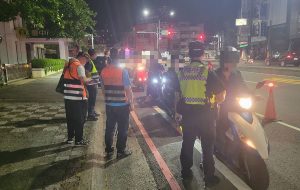 豐原警分局增設攔檢指示牌 首日攔查展成效
