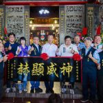 翁章梁走訪義竹、朴子宮廟 參香祈福