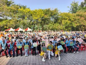 「卦山大縱走」 二水登廟步道千人齊步走