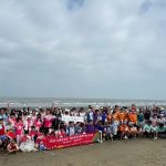 北門區公所攜手國中小學淨灘迎中秋護海岸