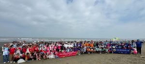 北門區公所攜手國中小學淨灘迎中秋護海岸
