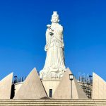 大安媽祖雕像砌建完成　吸引遊客潮湧入拍照打卡