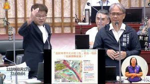 張勝富緊追溫鼓埤滯洪池治理工程進度