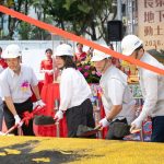 長榮公園地下停車場動土　黃敏惠市長盼中央補足嘉義關鍵軌道拼圖