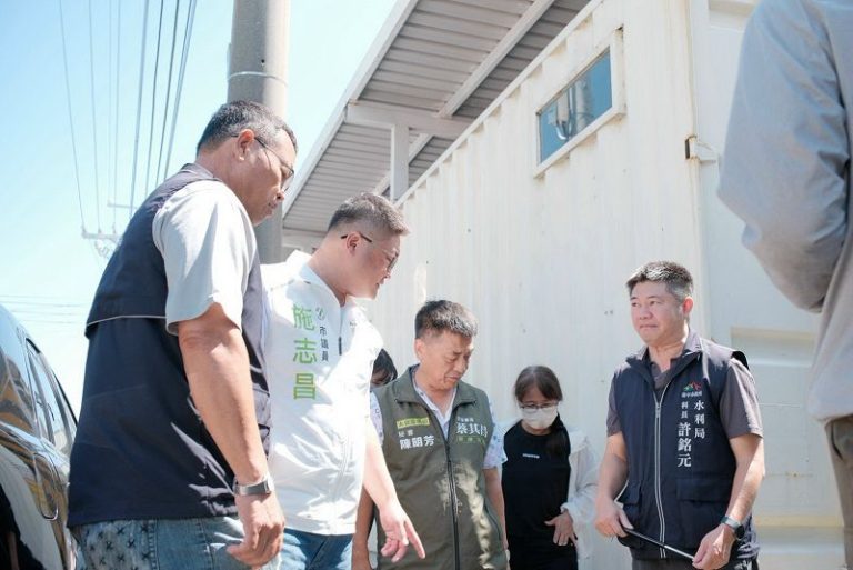 施志昌爭取1850萬元！中市大安區中山南路將擺脫積淹水噩夢