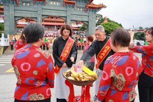 日月潭文武廟祭孔大典場面隆重