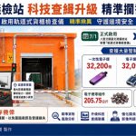 基隆關軌道式貨櫃檢查儀 成果豐碩