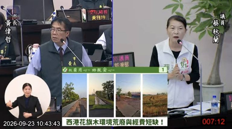 蔡秋蘭督促經發局強管七股工業區