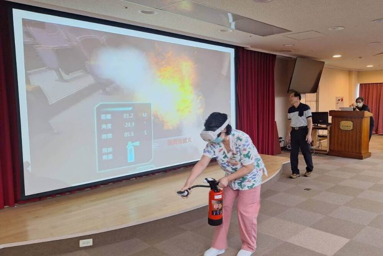 基隆消防局導入VR 提升醫院防火應變力