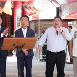 賴清德贈匾民雄雙福保安宮 許願蔡易餘、陳琮貽高票當選