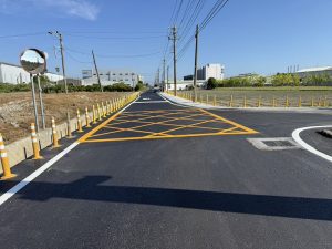 路竹長興路排水系統改善及道路刨鋪完工 解決淹水問題