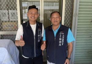 大甲區林清良林立偉父子倆同額競選2區里長