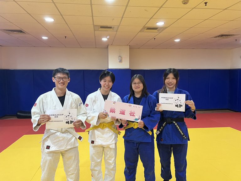 高科大柔道社為亞運國手加油